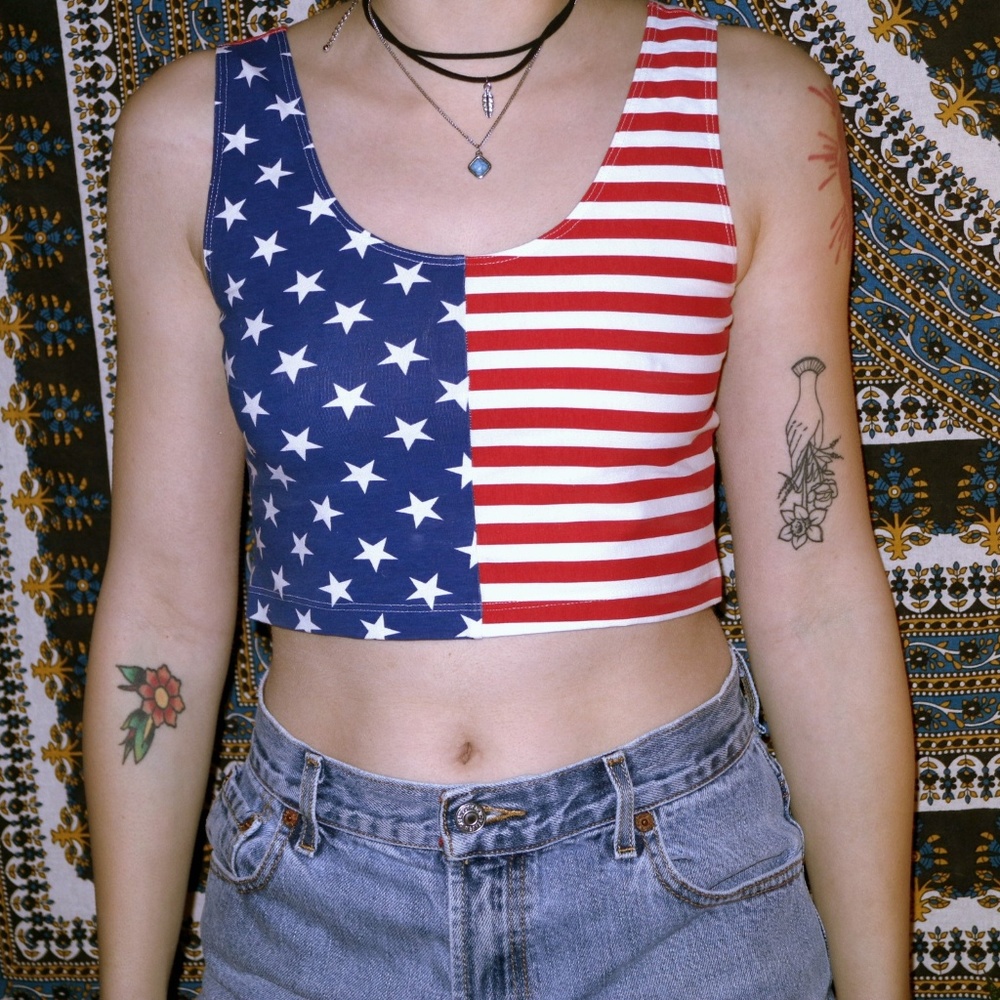 American Apparel Cropped Tank